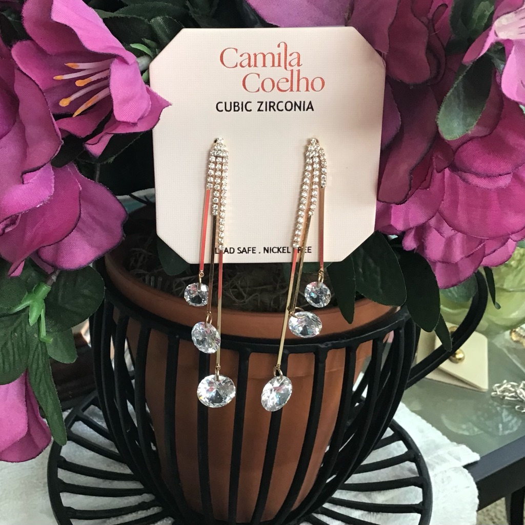 Camila Coelho Gold Dangle Earrings 38$